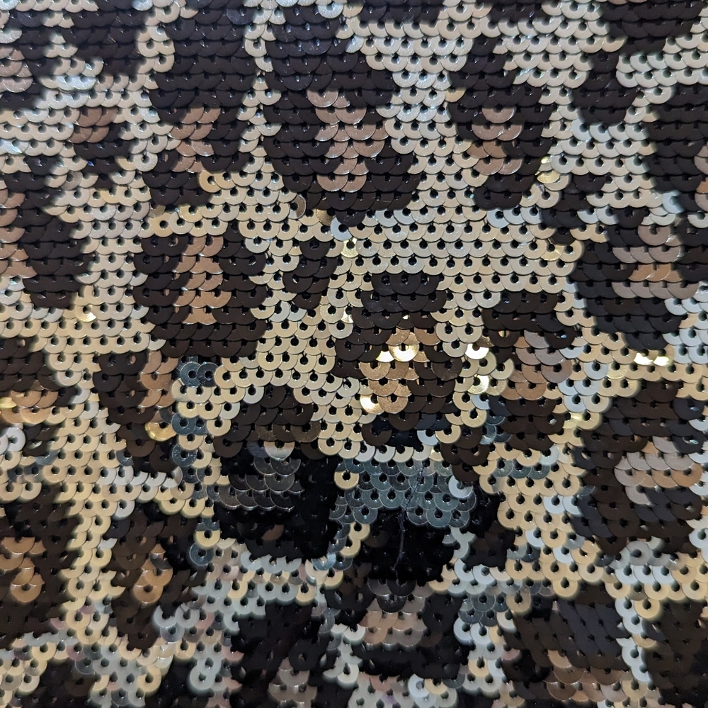 Michael Kors sequin crop top cheetah print - Picture 4 of 6